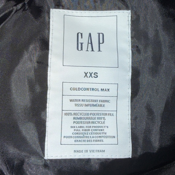 NWT – GAP ColdControl Max Long Puffer Coat – Size XXS – Black - Picture 5 of 7